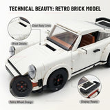 1458PCS Retro Car Building Blocks Set 2in1 Race Car Classic Car STEM Toy forTeens Adults Creative DIY Gift for  Christmas