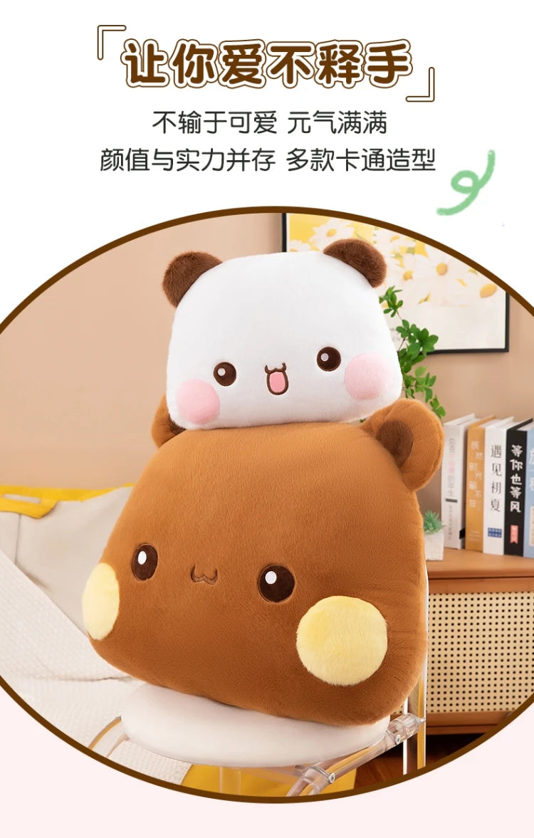 Hot 35/60/80cm Kawaii Bubu Dudu Panda Mitao Cat Plush Doll Plush Pillows Couple Gifts Cushions Cute Dolls For Girl And Boy Gift