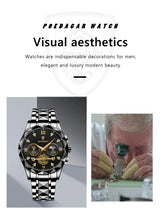 POEDAGAR 996 Men's Luxury Chronograph Watch
