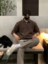 Men’s Geometric Knit Pullover Sweater