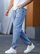 Men's Light Blue Slim Fit Jeans