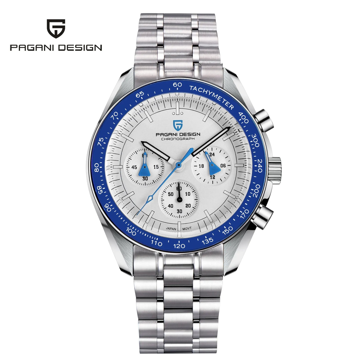 PAGANI DESIGN Meteorite Dial Luxury Quartz Watch For Men Speed Sport Chronograph Waterproof AR Sapphire crystal Wrist watch Men