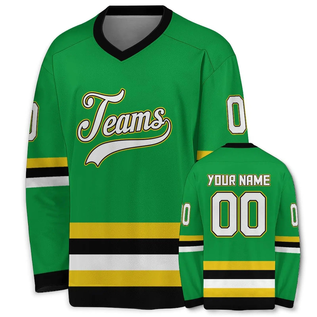 Custom Hockey Jersey with Personalized Name & Number