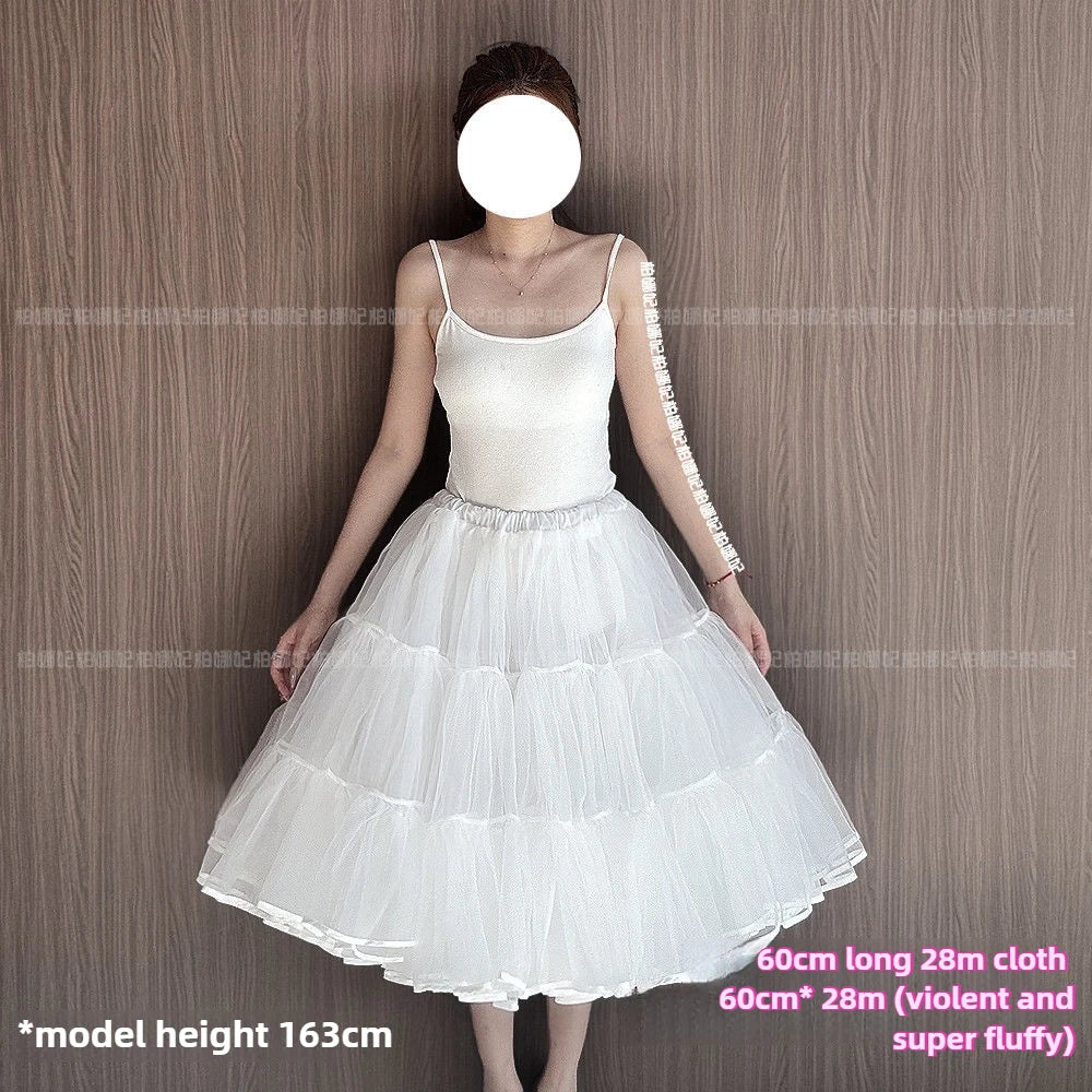 Fluffy Mesh Petticoat Underskirt – Lolita Crinoline