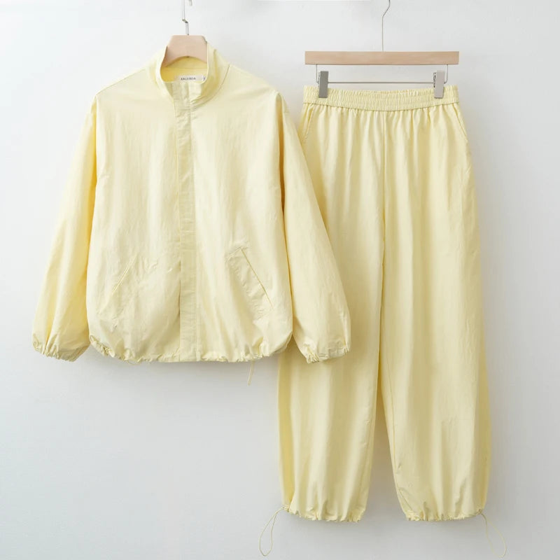 2025 Women Fall Autumn Sports style Jacket and Pants sets