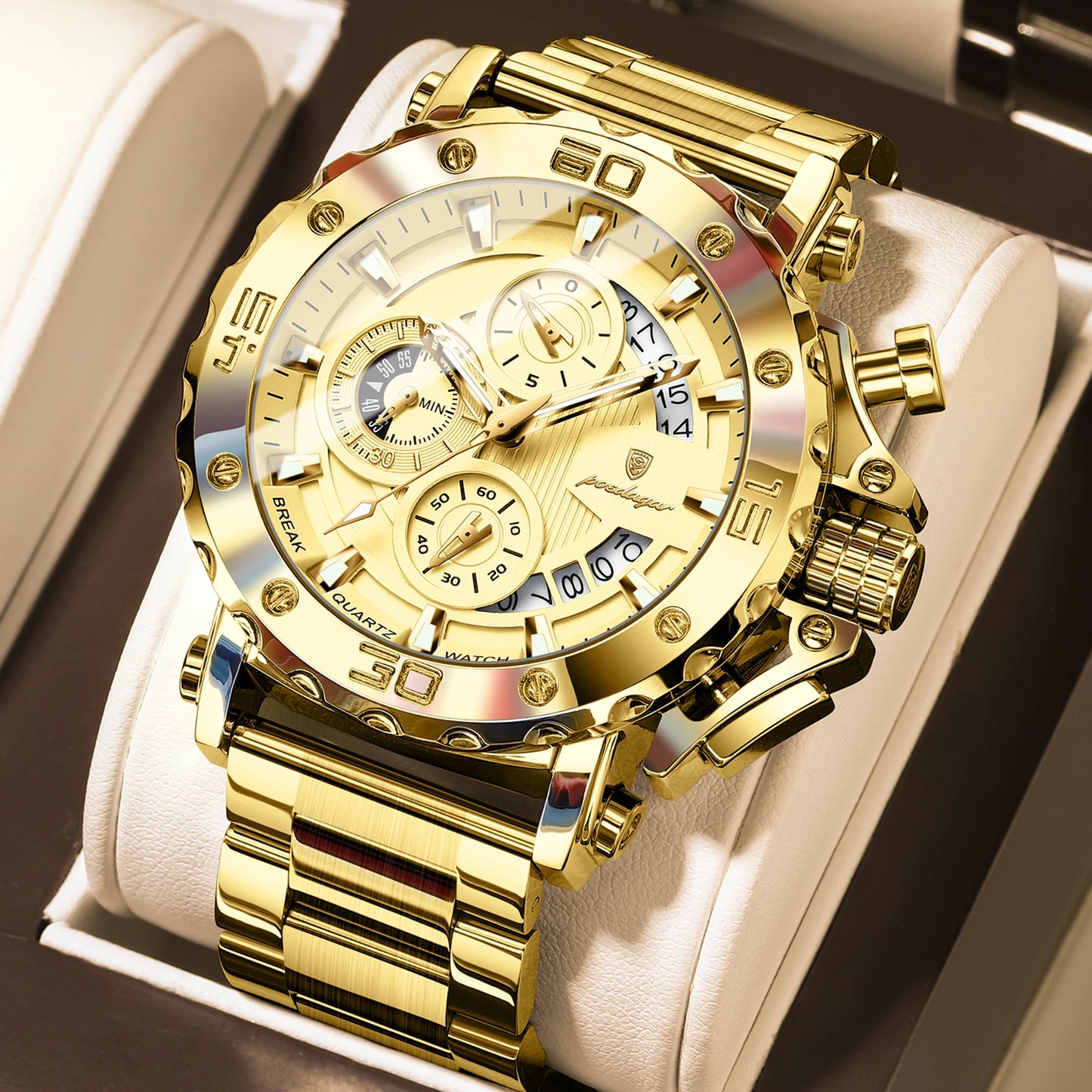 POEDAGAR 892 Luxury Men's Chronograph Watch