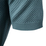 Men's Premium Solid Polo Shirt | Breathable Knit Casual Top