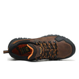 MERRTO Cowhide Outdoor Men Hiking Shoes Trekking Hunting women Tourism Mountain Breathable Climbing Sneakers Tactical boots