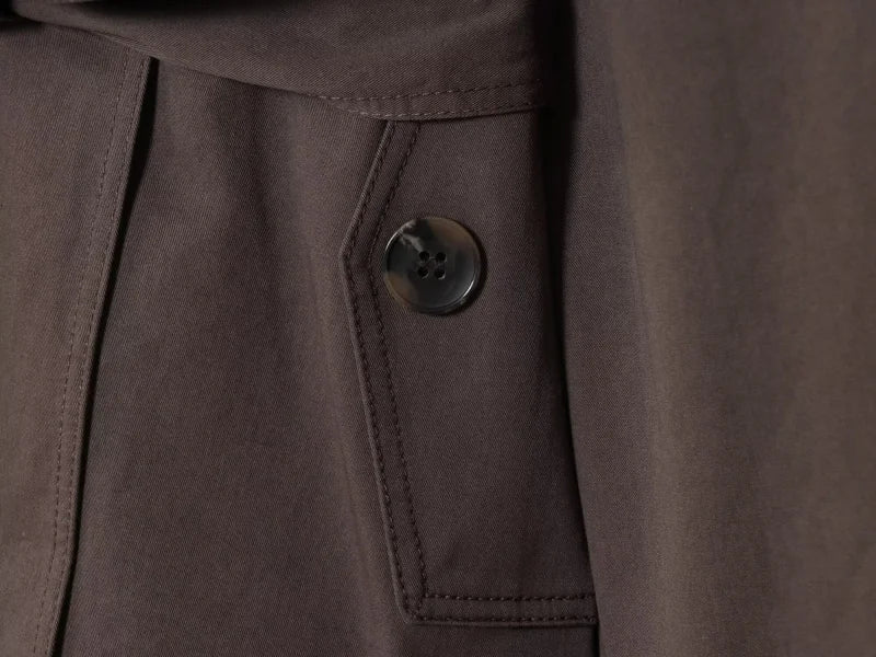 British Style Belted Trench Coat
