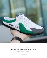 Men's Fashion Soft-Sun Half Slippers Summer Men Trendy Bottom Casual Shoes Soft Sole Support Shoes Sneakers Men's Shoes
