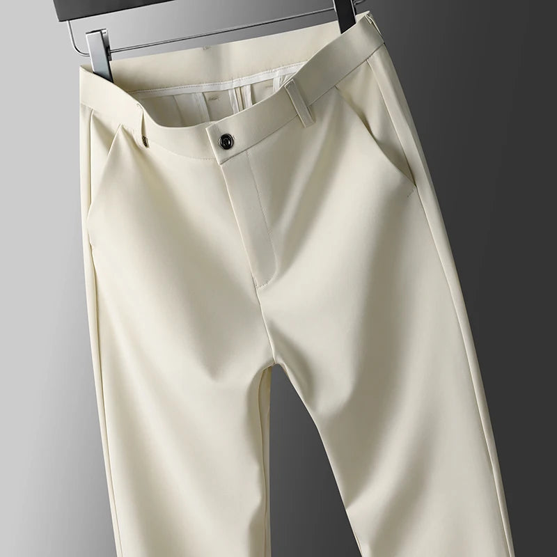 Men's Lightweight Stretch Straight-Leg Pants
