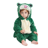 Plush Hooded Baby Winter Romper
