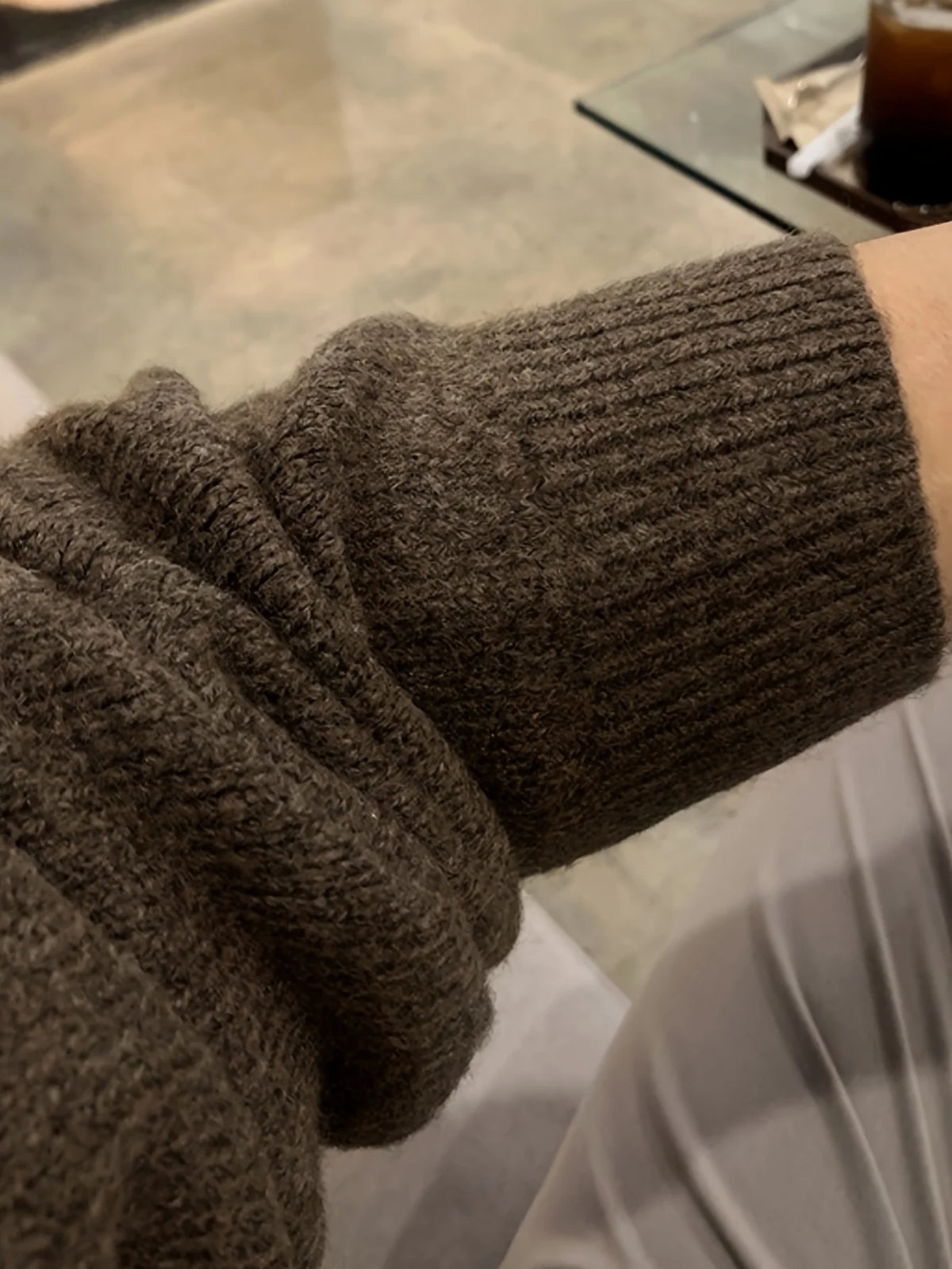 Men’s Geometric Knit Pullover Sweater
