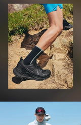 Xtep Men's Hiking Shoes 2025 Summer Anti-slip Wear-resistant Wrapping Shock-absorbing Lightweight Outdoor Sneakers 875319170005