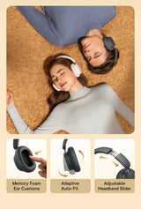 Baseus Wireless Headphones Bluetooth 5.3 HIFI Level Earphone 40mm Driver Foldable Over Ear Headsets 70H Playtime Spatial Audio
