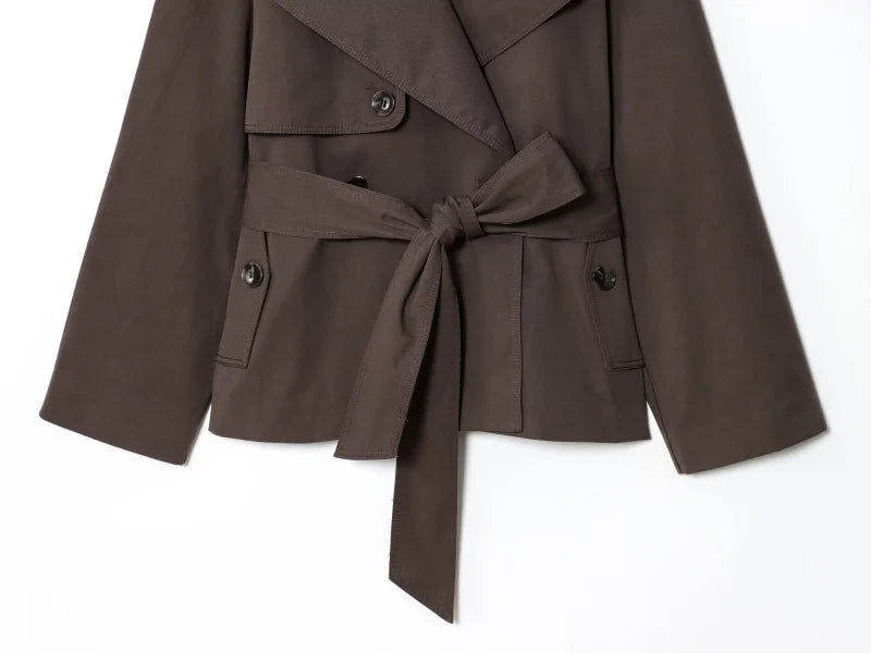 British Style Belted Trench Coat