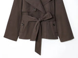 British Style Belted Trench Coat