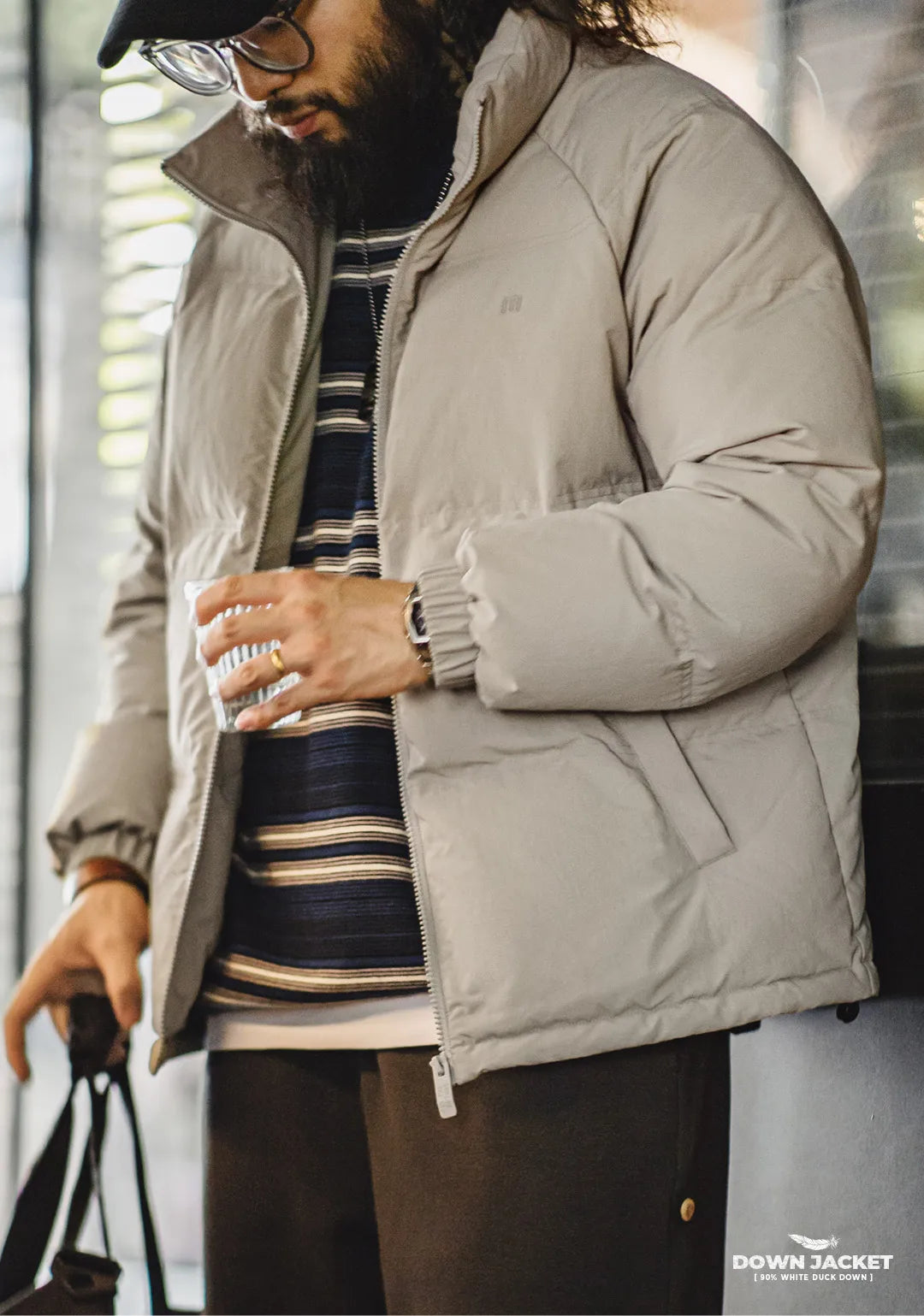 Men's Premium White Duck Down Winter Jacket