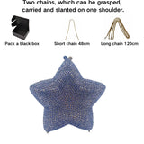 New Star Diamond Dinner Bag Foreign Trade Banquet Diamond Hand Bag Women's Bag Starr Lane Stone Crach