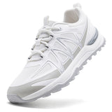HOBIBEAR Unisex Wide Width Hiking Sneakers Outdoor Trail Running Shoes Artificial Leather Non Slip Lace-Up Walking Sneaker