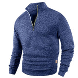 Animal Game Men's Half Zipper Sweatshirts Long Sleeve Solid Pullover Turtleneck Streetwear Warm Jacket Sport Coats Outerwear