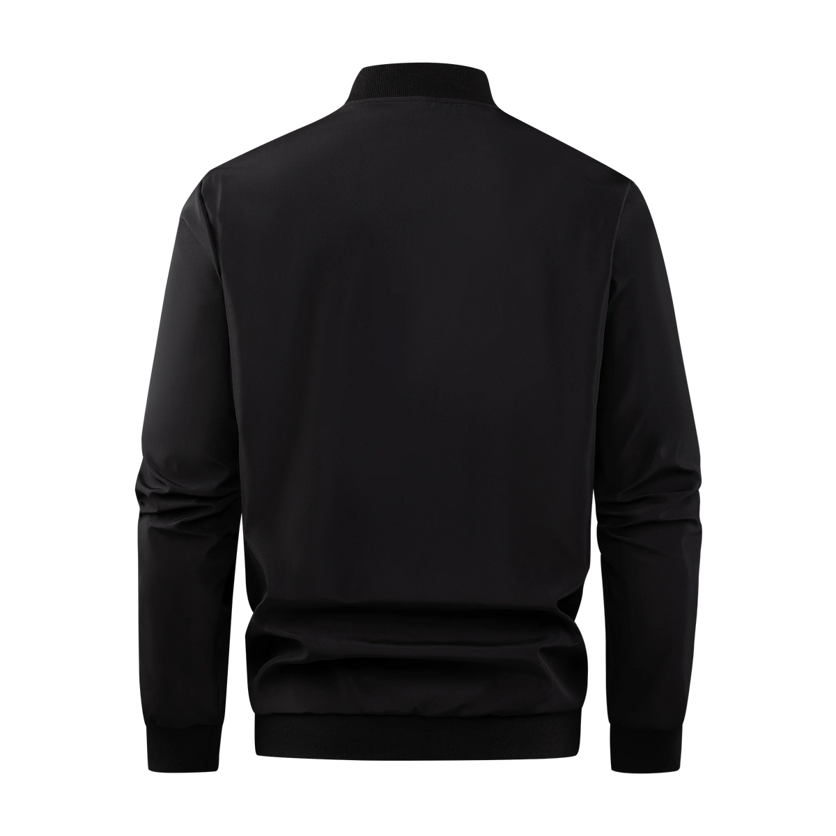 Men's Lightweight Zip-Up Baseball Collar Jacket