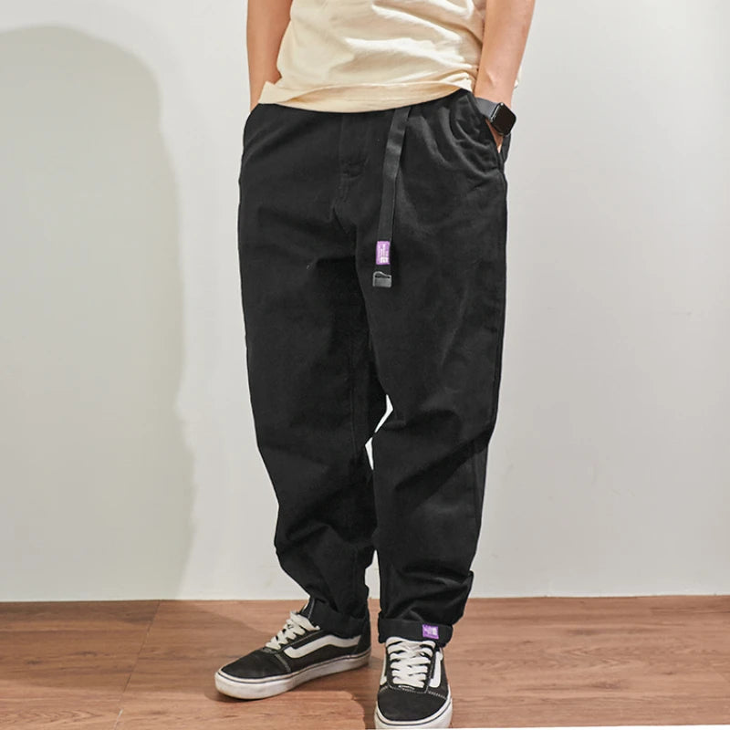 Men's Cotton Cargo Pants – Regular Fit