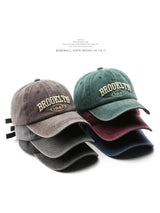 Retro Brooklyn Letter Embroidery Baseball Cap