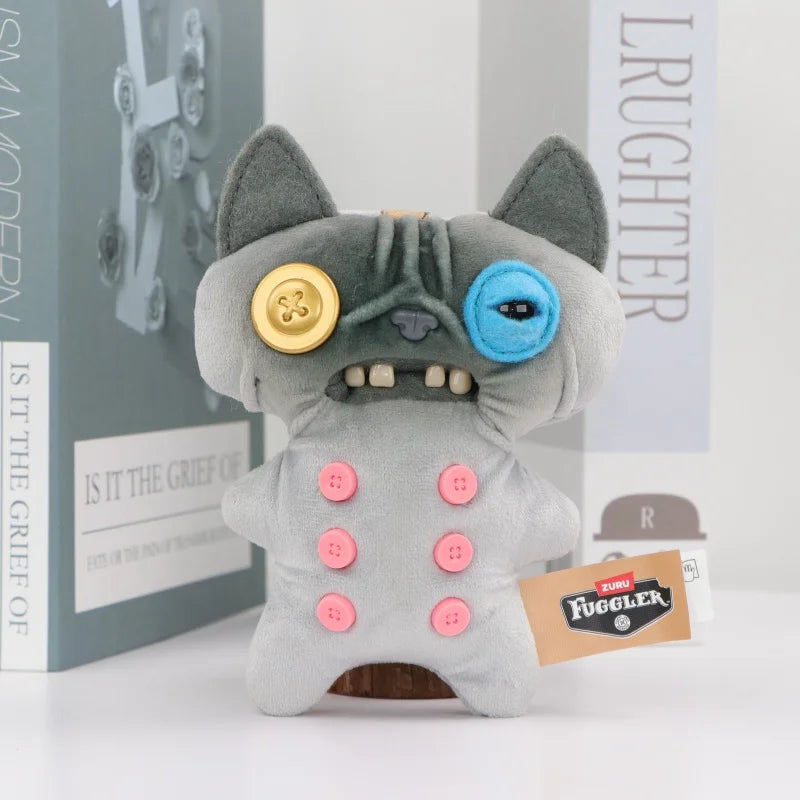 Original Fuggler Keychain Plush Toys Fugglers Fugg Alley Cat Pandents Stuffed Animal Fugg UNGGETS Keyrings Plushies Dolls Gifts