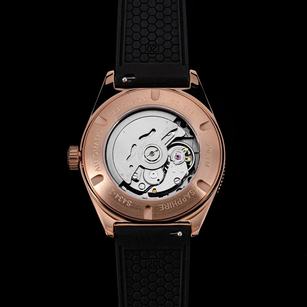 SEESTERN Diver Mens Watch Automatic Japan NH35A Movement 200M Waterproof Mechanical Wristwatches Luminous Domed Crystal S434 new