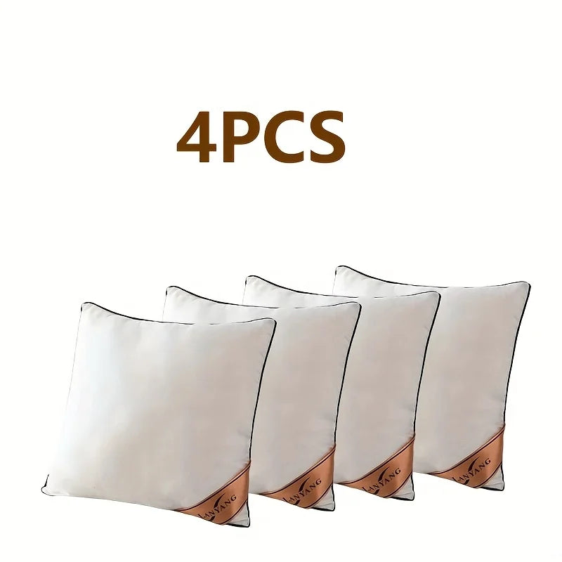 4 Packs of High-Quality Luxury High-Rebound Throw 45*45Pillows, Sofa Cushions, Premium Home Pillow Throw Pillows for Cars Sofas