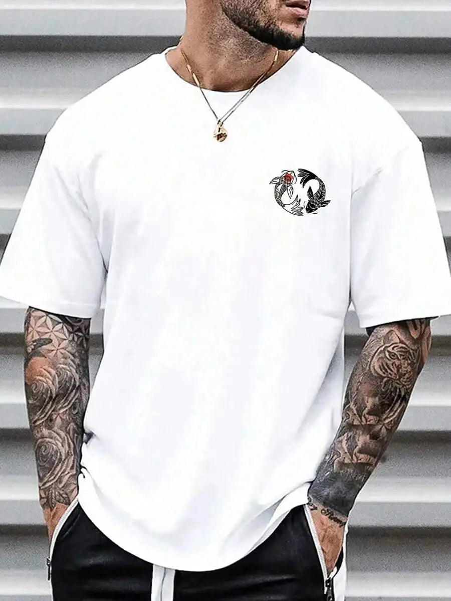 Japanese Koi Harajuku Graphic Tee