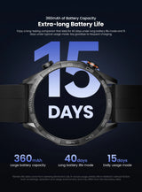 HAYLOU Solar 5 Smartwatch – AMOLED, Bluetooth Calling