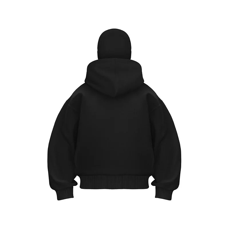 Y2K Goth Harajuku Double Hoodie