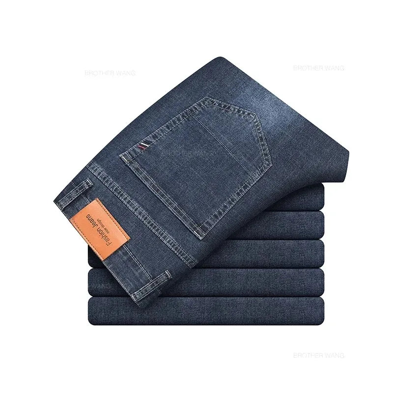 Men's Straight-Leg Stretch Jeans