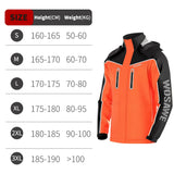WOSAWE Unisex Waterproof Riding Rain Jacket | Reflective