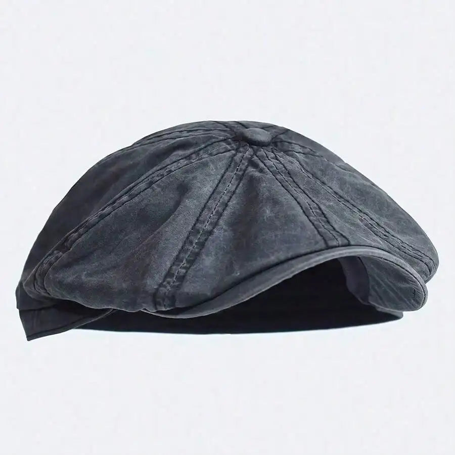 Vintage Newsboy Cap – Unisex Ivy League Cabbie Hat
