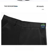 Men's Stretch Suit Pants — Slim Straight Business Formal Trousers