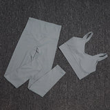 TRY TO BN Gym Sets Woman 2 Piece Sports Bra High Waisted Leggings Fitness Sportswear Women's Tracksuit Yoga Wear Workout Clothes
