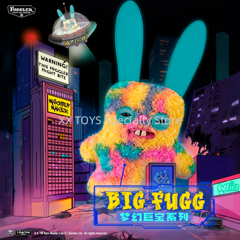 Fuggler Funny Ugly Monster Big Fugg Gaptooth 45cm Plush Weird Plushies Teddy Fugly Screech Rabid Rabbit Tooth Monster Soft Toys