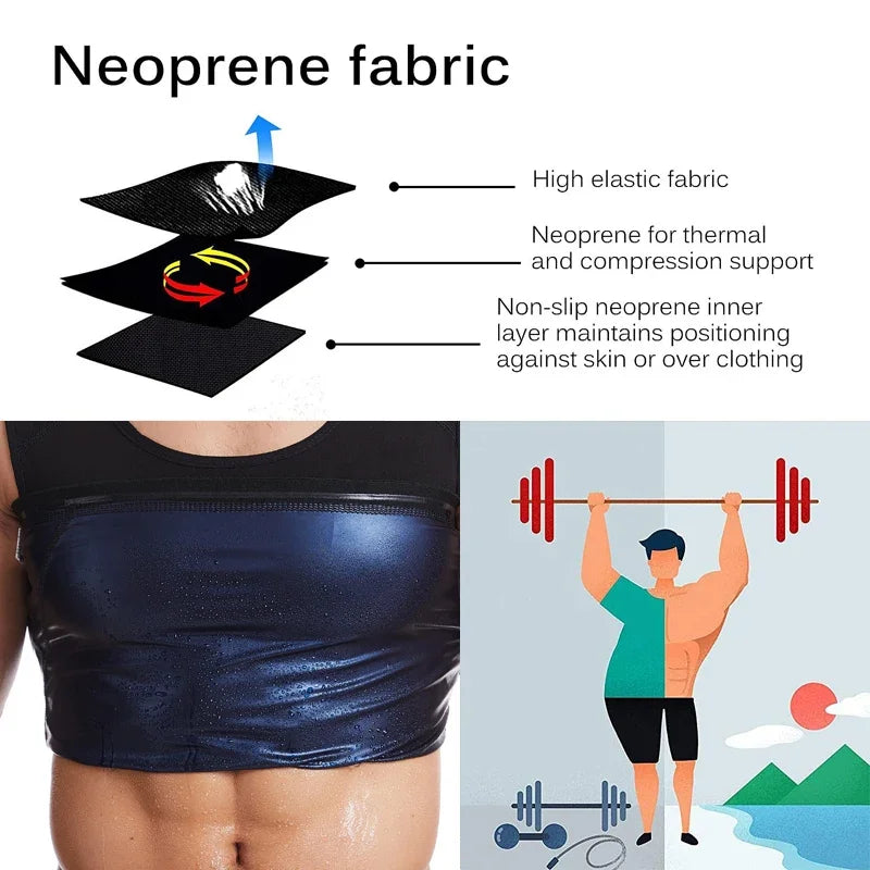 Neoprene Sweat Sauna Vest & Body Shaper