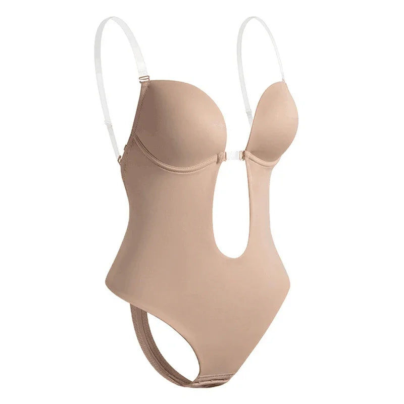 Deep V-Neck Body Shaper