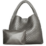 Hand-Woven Leather Tote & Shopper