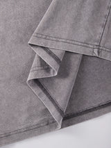 Earnivorous Plant Pattern Washed T-Shirts Men Breathable Cotton Casual T Shirt Soft Summer Comfortable Crewneck Short Sleeve