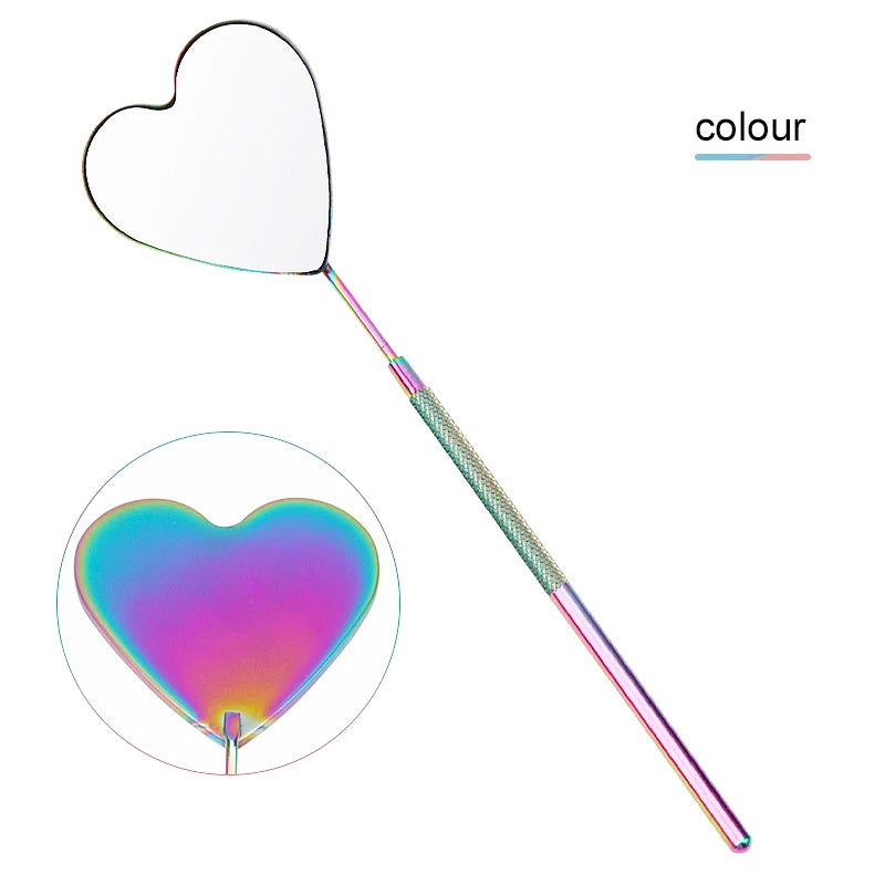 Moon-Shaped Eyelash Extension Mirror