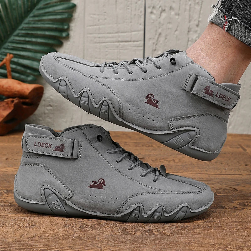 Men's Slip-On Casual Shoes with Rubber Sole