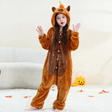 Kids' Capybara Flannel Onesie