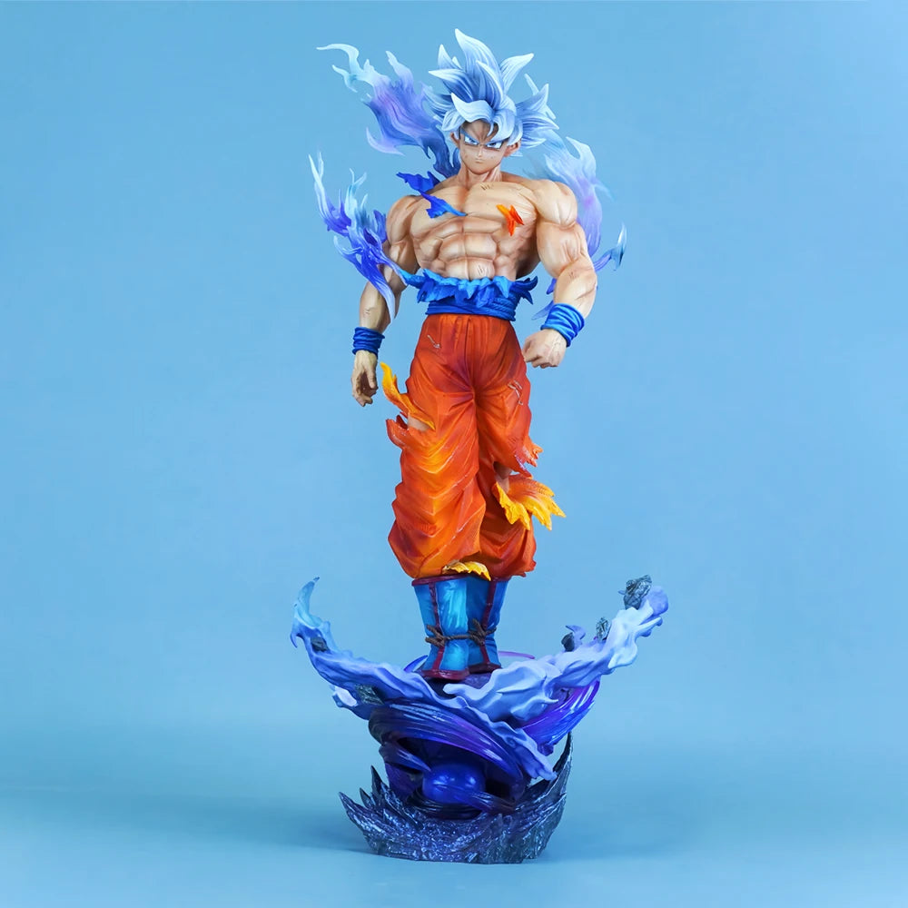 42cm/16.54in Anime Dragon Ball Figure Ultra Instinct Goku Action Figures Pvc Statue Desktop Ornamen Collection Model Toys Gifts
