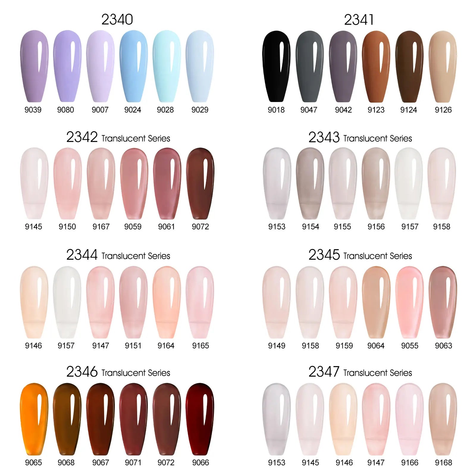 CANNI HEMA-Free Gel Polish Kit | Jelly, Nude & Rubber Base