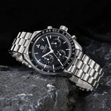 Watchdives New Wd1863 Quartz Men Watch VK63 Chronograph Bubble Sapphire Waterproof 39Mm Steel Top Brand Luxury Business Watch